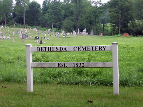 Bethesda Cemetery Sign